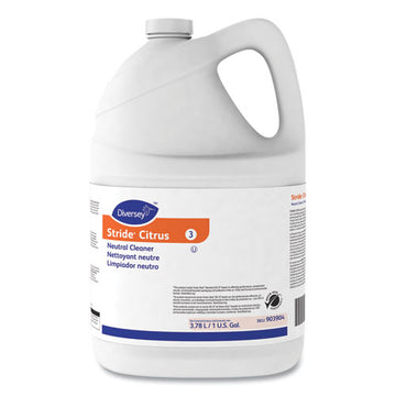 Diversey™ Stride Neutral Cleaner, Citrus, 1 Gal, 4 Bottles-carton freeshipping - TVN Wholesale